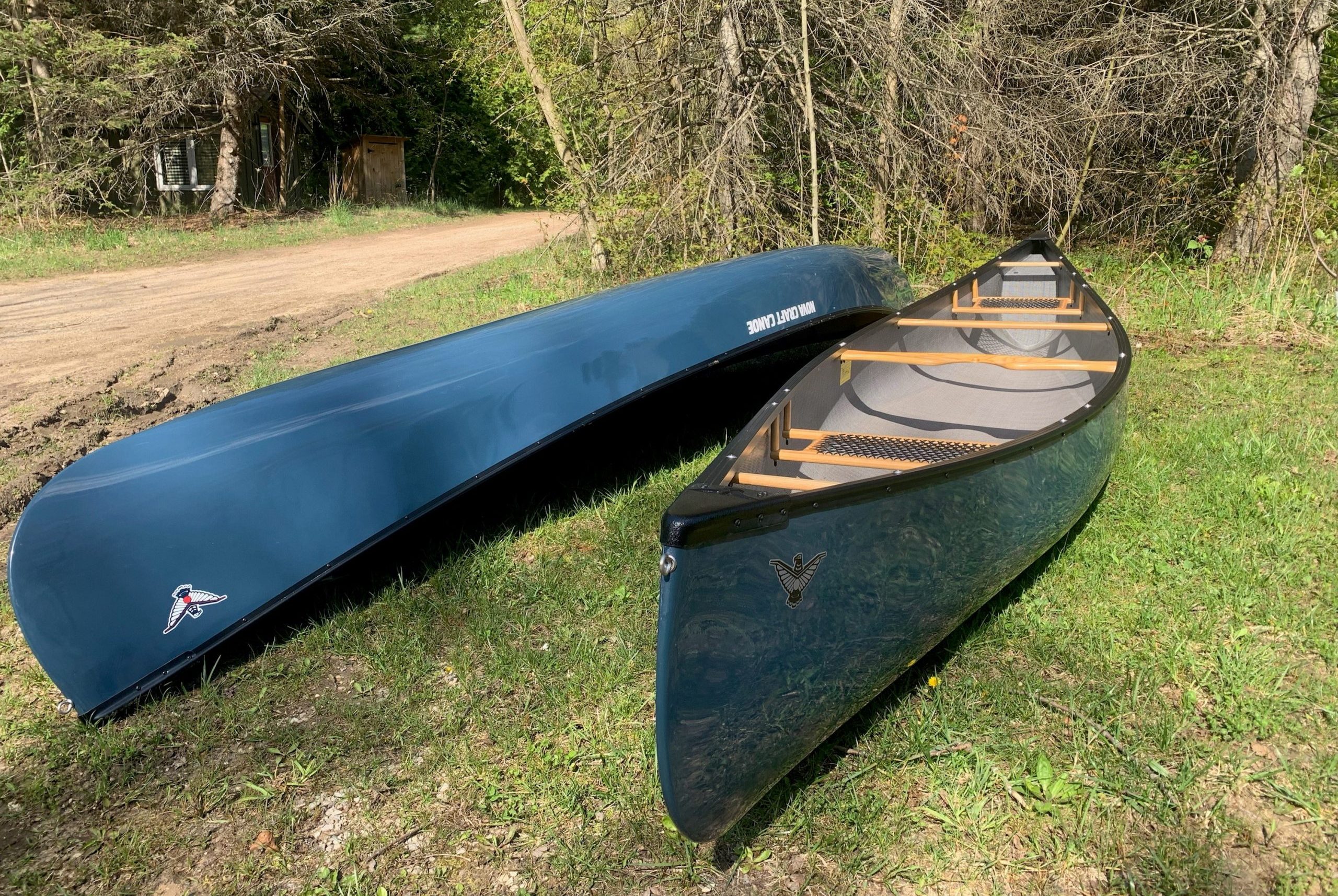 Brand new lightweight canoes ready for summer Silver Lake Mennonite Camp